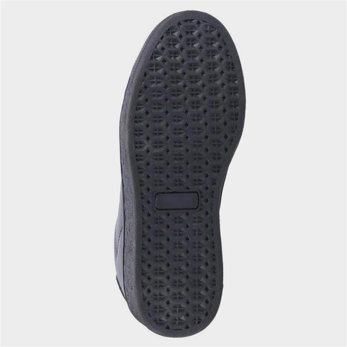 Umbro Medway V Jnr Kids Black Lace Up Shoe-802169 | Shoe Zone