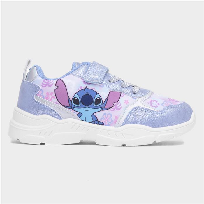 Lilo Stitch Kids Multi Glitter Chunky Trainer 80701 Shoe Zone