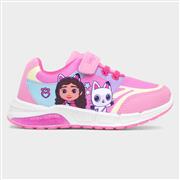 Gabby's Dollhouse Kids Pink Light Up Trainer (Click For Details)