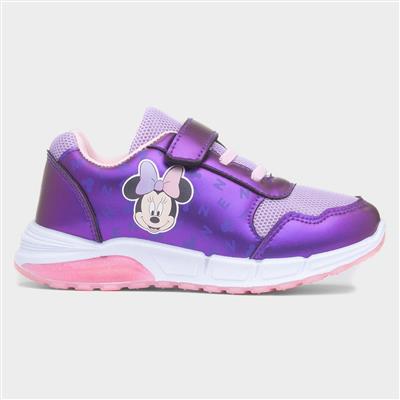 Kids Purple Light Up Trainers