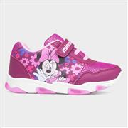 Minnie Mouse Kids Fuchsia Light Up Trainers (Click For Details)