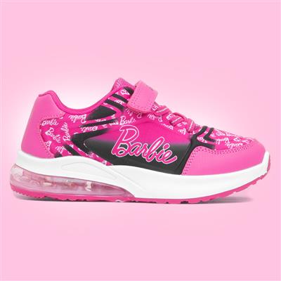 Kids' Pink Easy Fasten Light Up Trainer