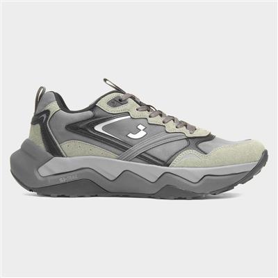 Mens Grey Chunky Trainer