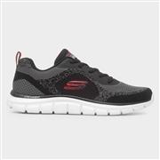 Skechers Track Glendor Mens Black Lace Up Trainer (Click For Details)