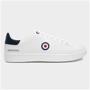 Lambretta Pinball Mens White Lace Up Trainer (Click For Details)