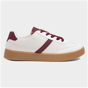 Truffle Funk Womens White Lace Up Trainer (Click For Details)