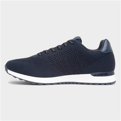 Hush Puppies Katrina Womens Navy Lace Up Trainer-80971 | Shoe Zone