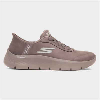 Slip Ins Go Walk Womens Brown Trainer