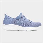 Skechers Slip Ins Womens Blue Trainer (Click For Details)