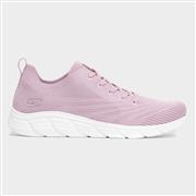 Skechers Bobs B Flex Womens Pink Knitted Trainer (Click For Details)