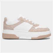 Krush Gemma Womens White & Nude Chunky Trainer (Click For Details)