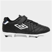 Umbro Speciali Liga Jnr Kids Black Football Boot (Click For Details)