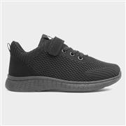 Plain black sale trainers girls