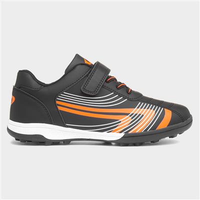 Forth Kid's Black Easy Fasten Astro Trainers