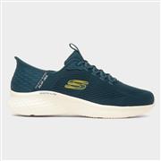 Skechers Slip Ins Primebase Mens Teal Trainer (Click For Details)