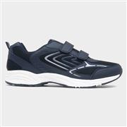 XL Walden Mens Navy Easy Fasten Trainer (Click For Details)