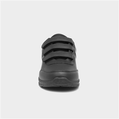 XL Ribble Mens Black Easy Fasten Sports Casual-83046 | Shoe Zone