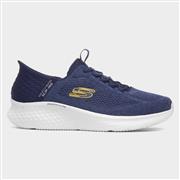 Skechers Slip Ins Primebase Mens Navy Trainer (Click For Details)