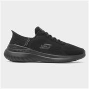 Skechers Slip Ins Bounder 2.0 Black Mens Trainer (Click For Details)