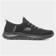 Skechers Summits Slip Ins Mens Black Trainer (Click For Details)