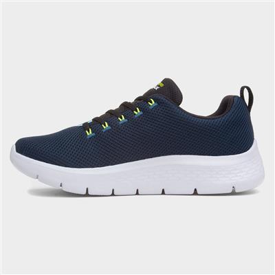 Skechers Go Walk Flex Mens Navy Trainer-83071 | Shoe Zone