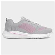 Osaga Galactic Womens Grey Lace Up Trainer (Click For Details)