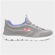 Skechers Summits Womens Grey Memory Foam Trainer (Click For Details)