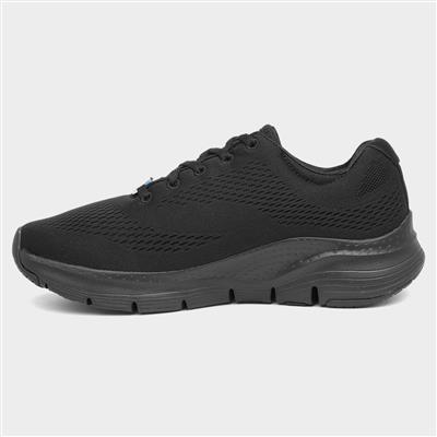 Skechers Arch Fit Big Appeal Womens Black Trainer-840126 | Shoe Zone