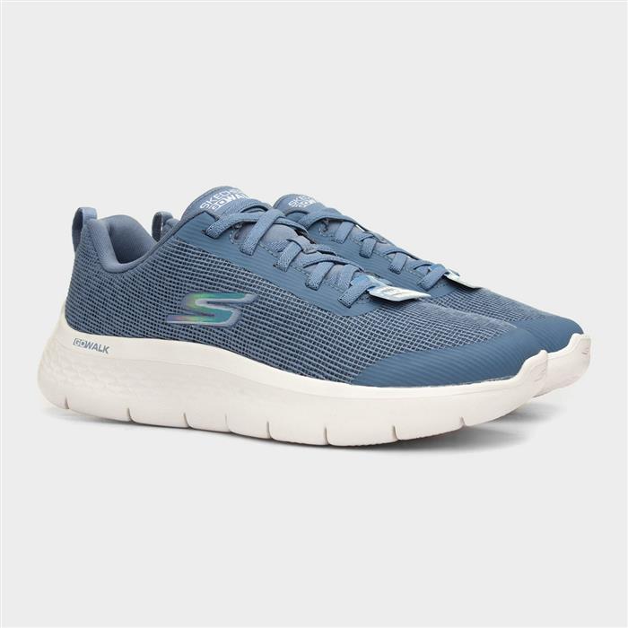 Skechers Go Walk Flex Viva Womens Blue Trainer 84017 Shoe Zone