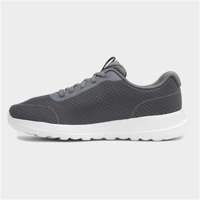 Skechers Go Walk Joy Womens Grey Lace Up Trainers-840341 | Shoe Zone