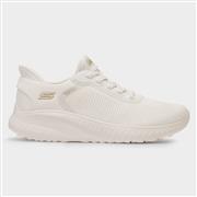 Skechers Slip Ins Womens Off White Vegan Trainer (Click For Details)