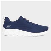 Skechers Bobs B Flex Womens Navy Knitted Trainer (Click For Details)