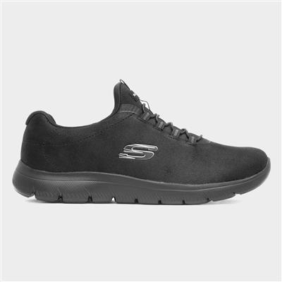 Summits Oh So Smooth Womens Black Trainer