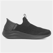 Skechers Slip Ins Ultra Flex Womens Black Trainer (Click For Details)