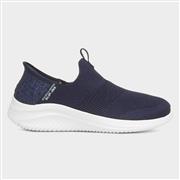 Skechers Slip Ins Ultra Flex Womens Navy Trainer (Click For Details)