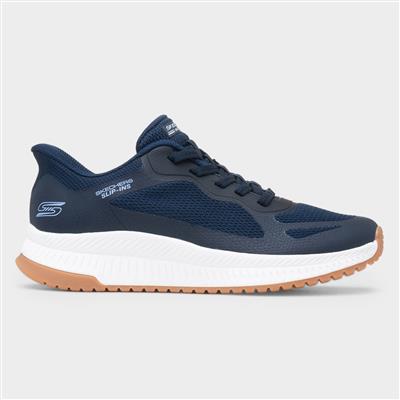 Bobs Squad Slip Ins Womens Navy Trainer