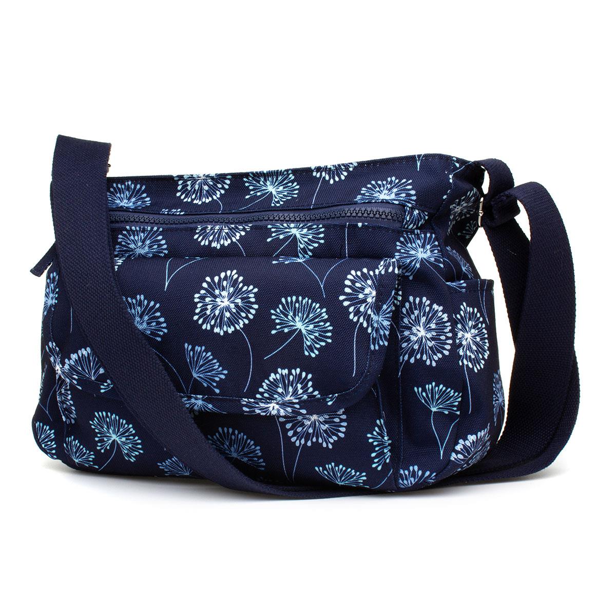 Blue Floral Cross Body Bag-90379 | Shoe Zone