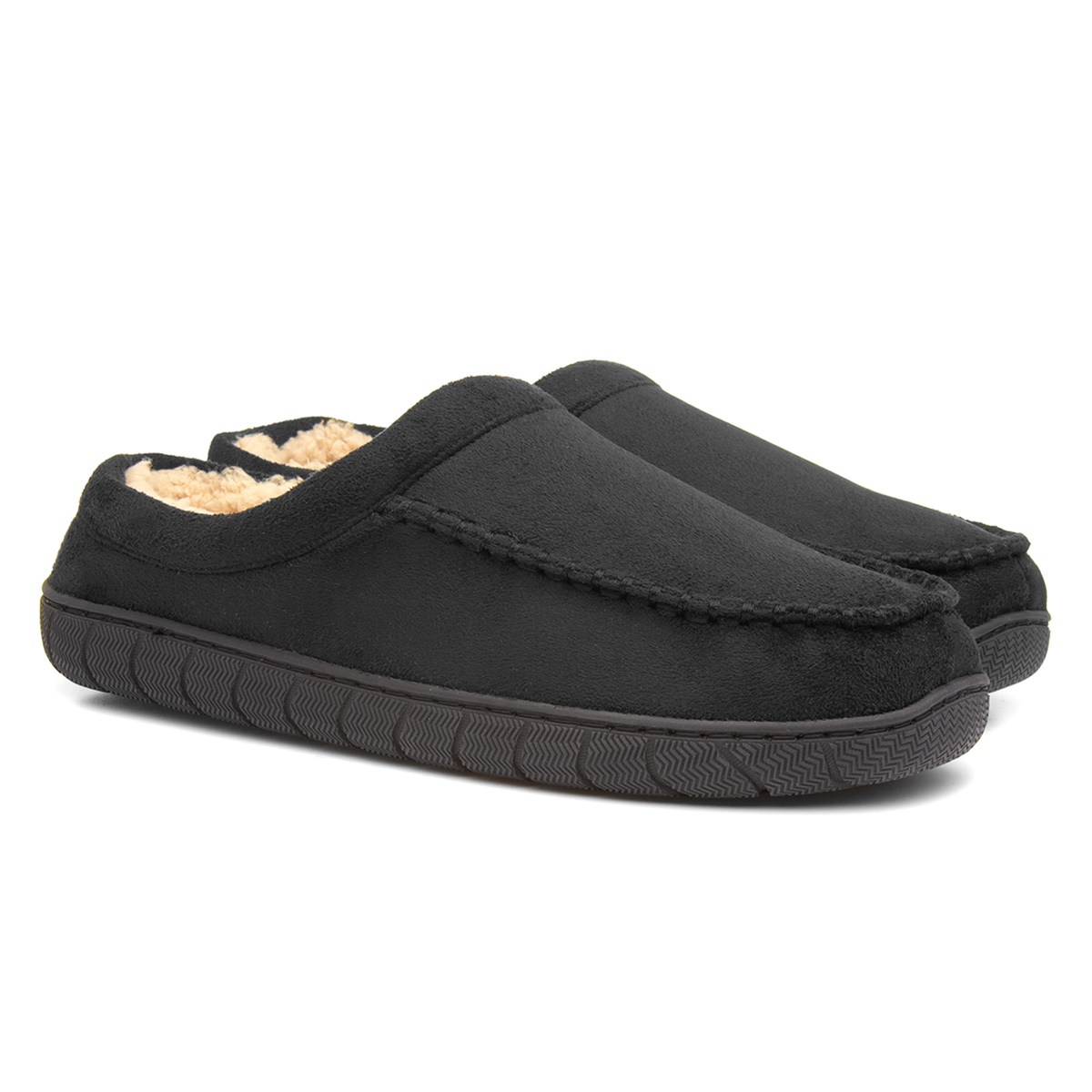 The Slipper Company Owen Mens Black Mule