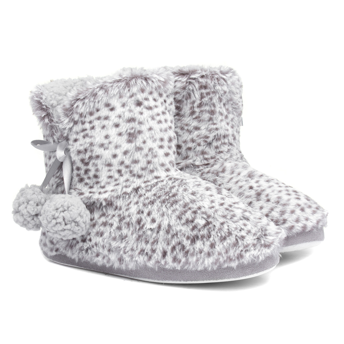 The Slipper Company Rachel Womens Grey Bootie