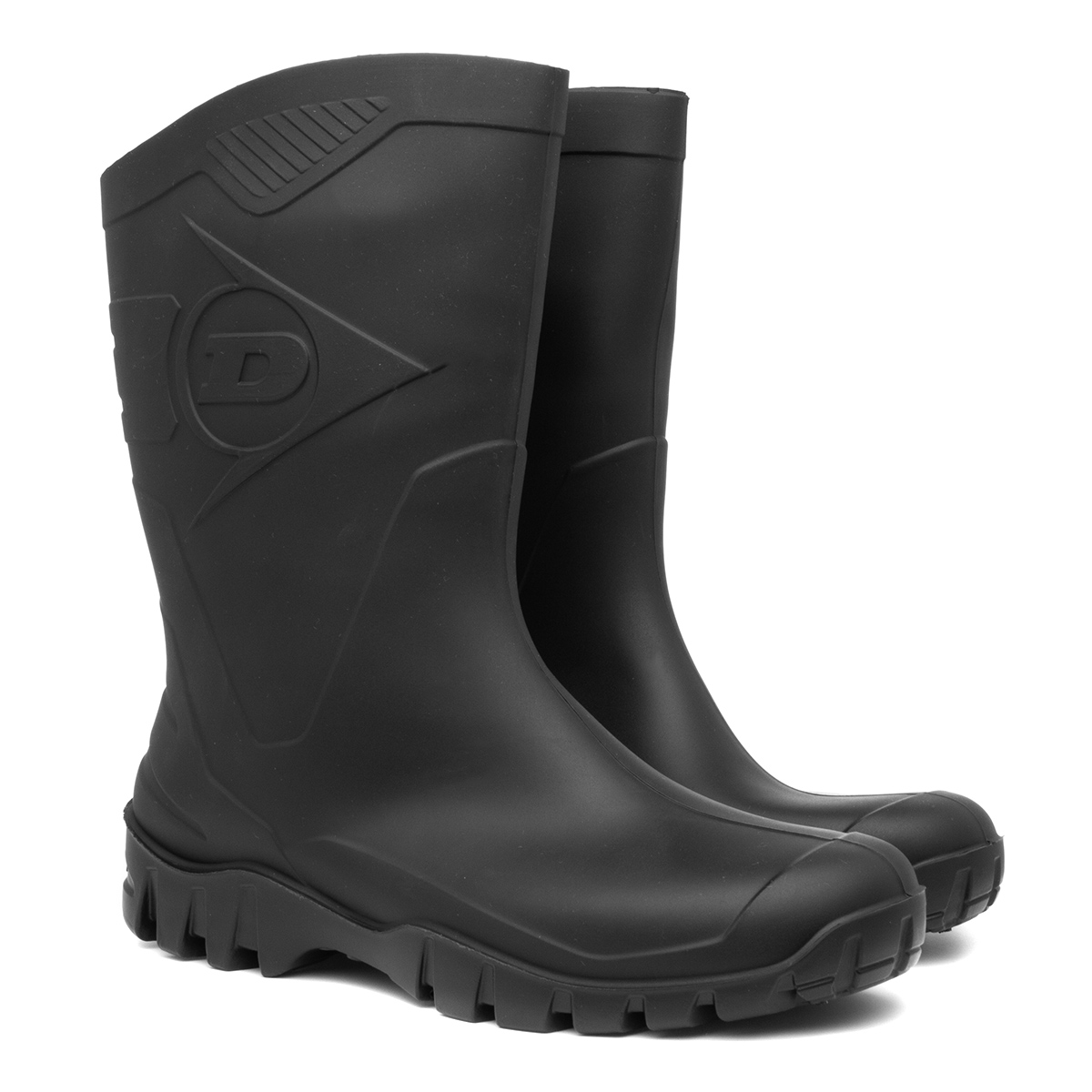 Dunlop Dee Adults Black Calf Welly K500 011