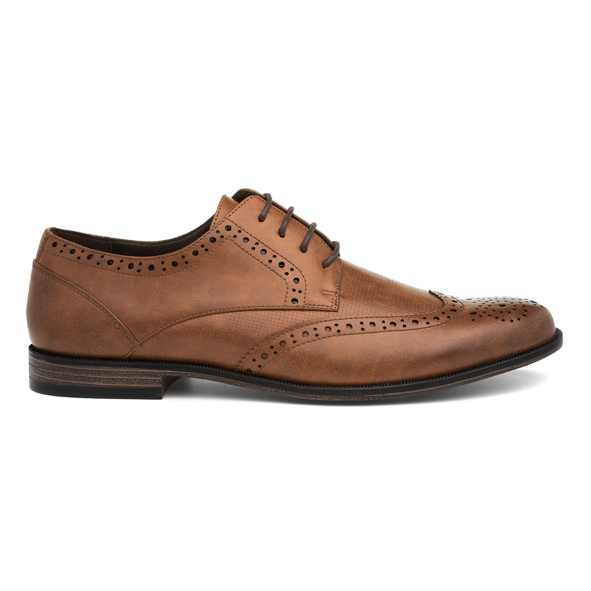 Beckett Billy Mens Lace Up Tan Brogue Shoe 