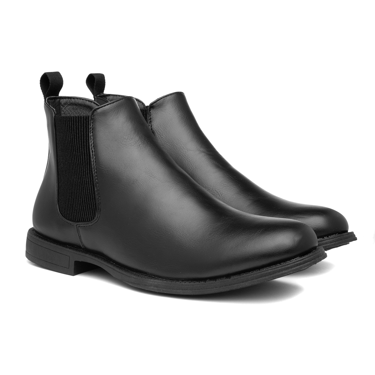 Beckett Beau Mens Black Smart Chelsea Boot