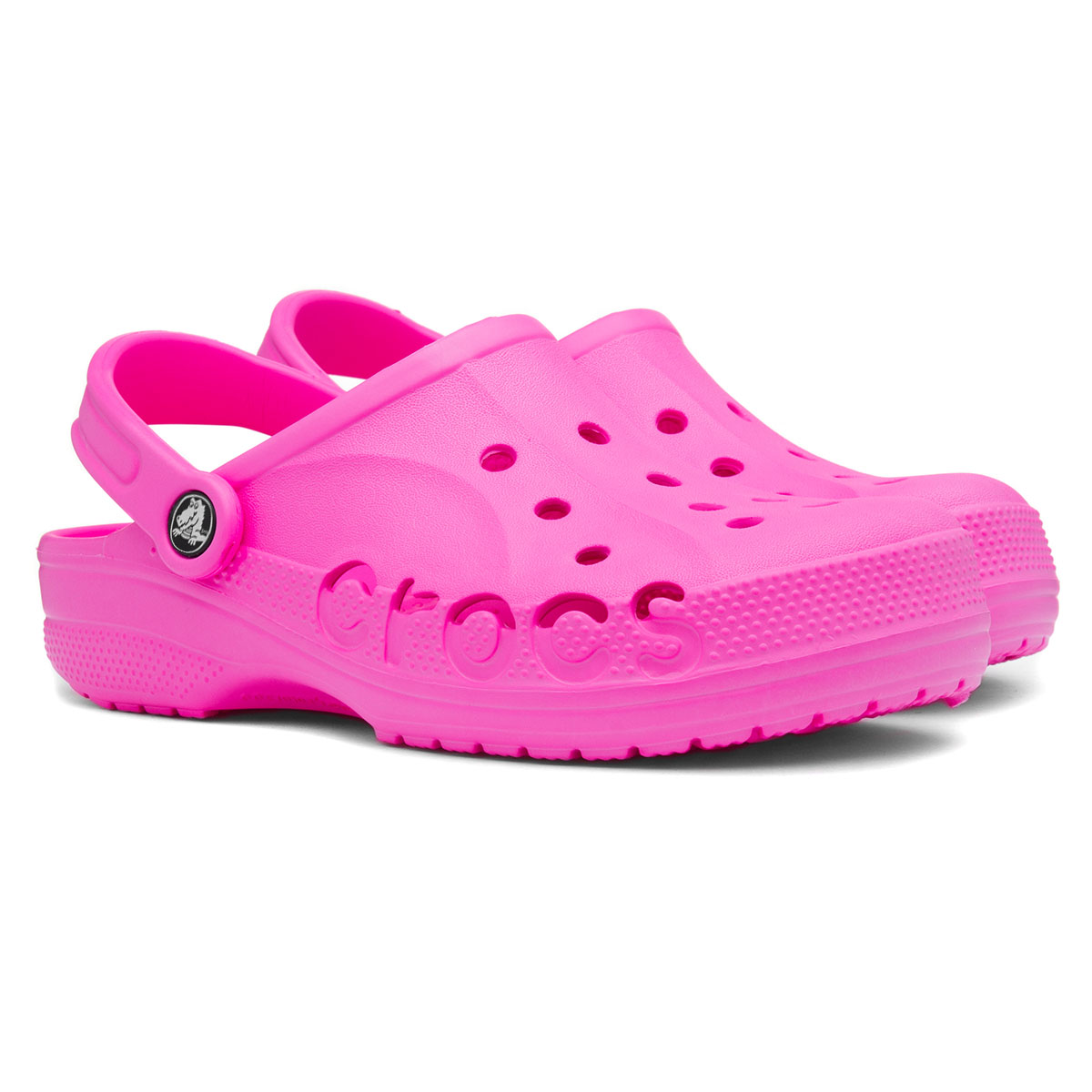 Crocs Baya Womens Electric Pink EVA Clog