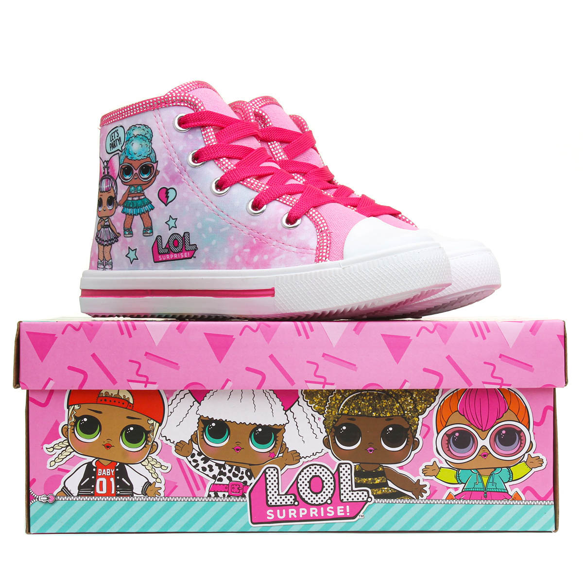 LOL Surprise Dolls Kids Pink Canvas