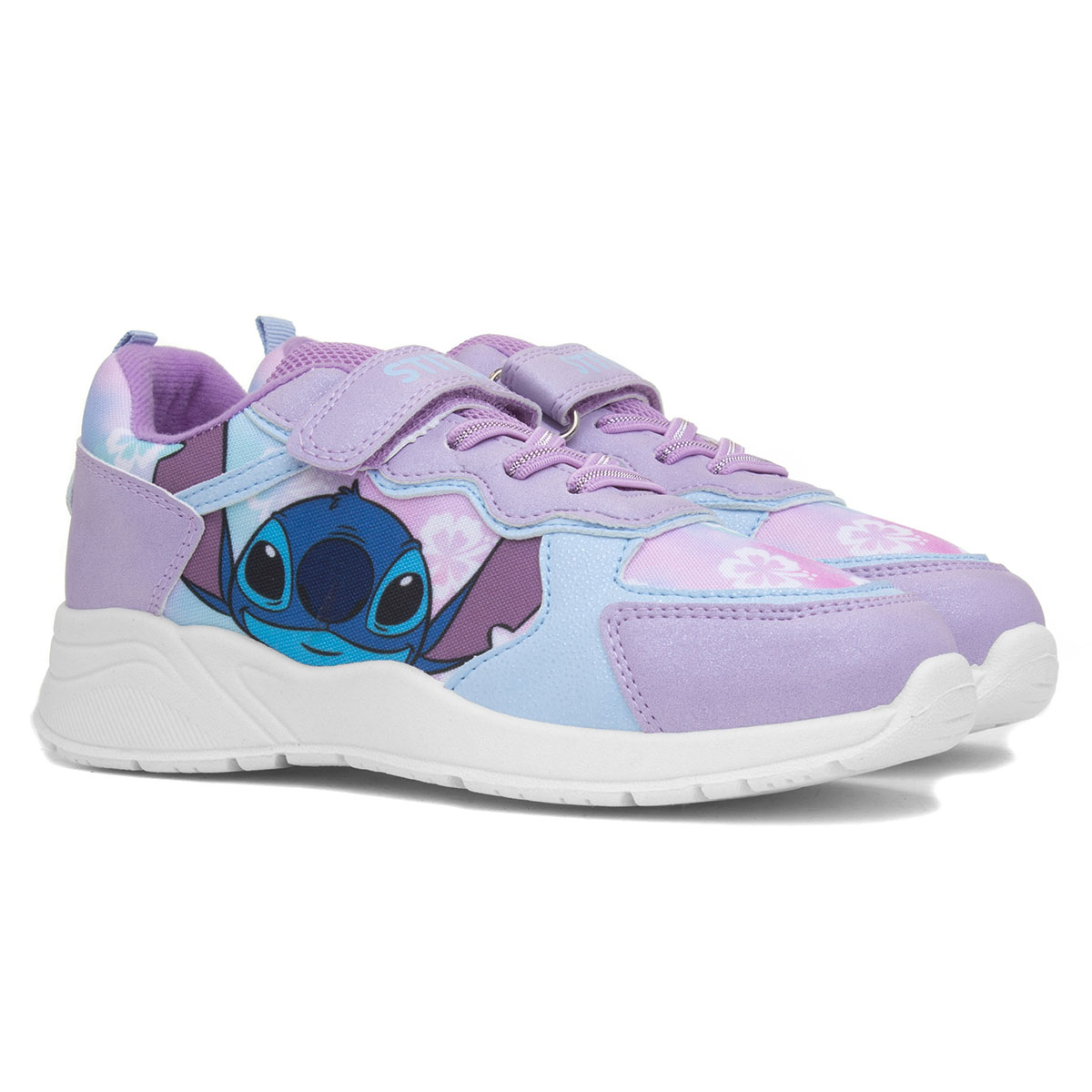 Lilo & Stitch Nola Kids Purple Glitter Trainer