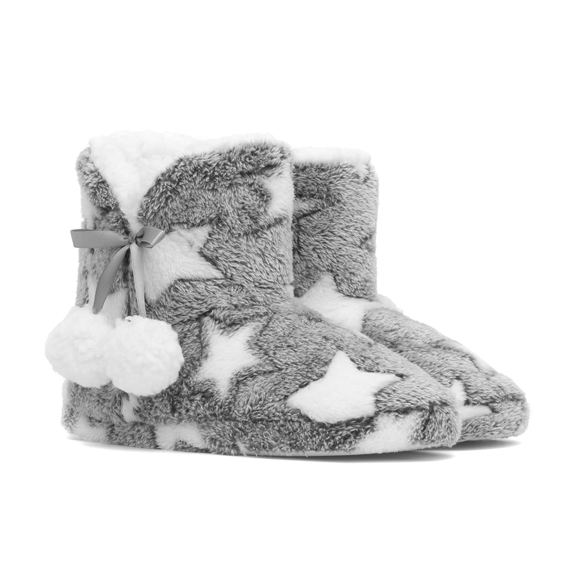 The Slipper Company Lila Womens Grey Slipper