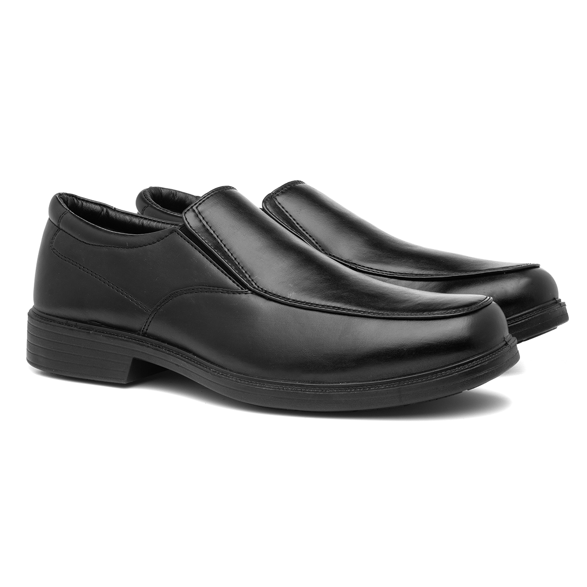 Hobis Brady Mens Black Slip On Formal Shoe