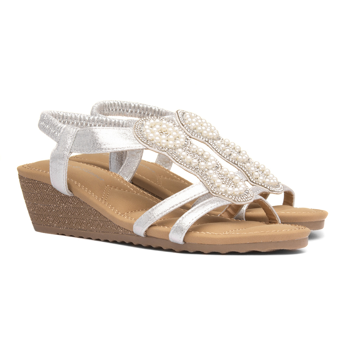 Lilley & Skinner Phuket Womens Silver Sandals