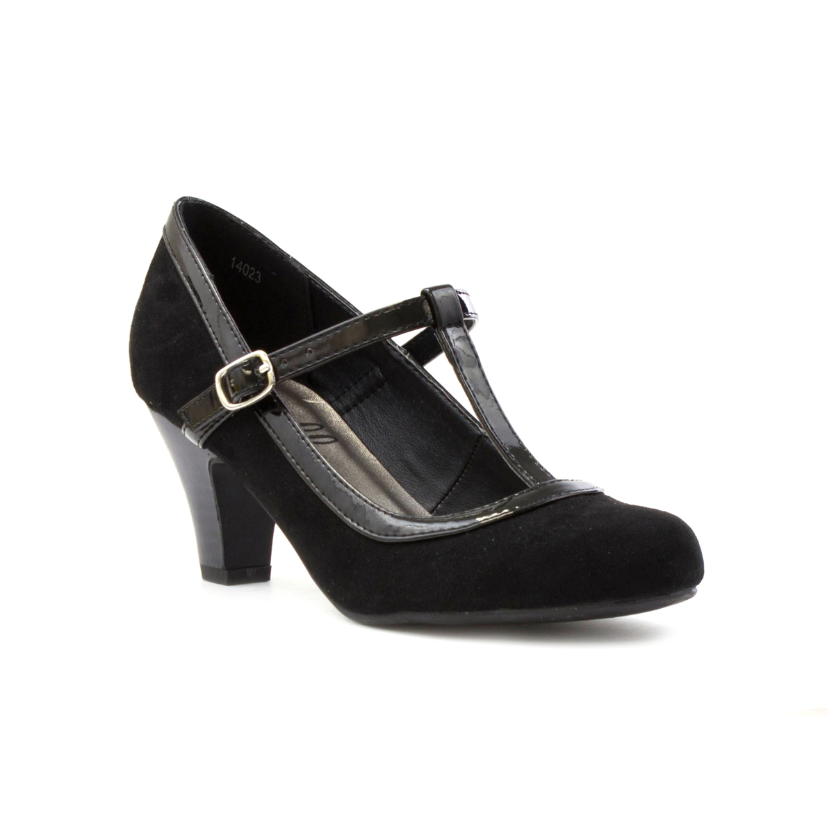 size 2 black heels uk