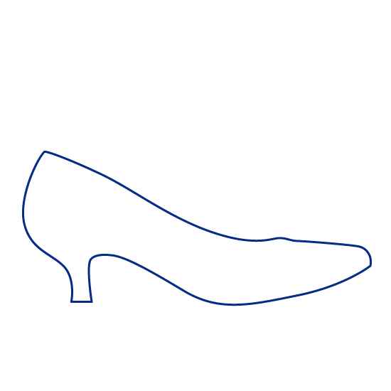 closed toe 1 inch heels